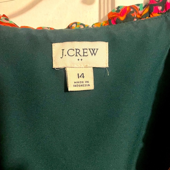 J. Crew Factory Floral Dress Women’s Size 14 - Picture 3 of 3